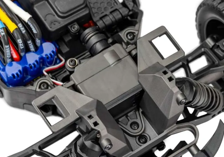 Traxxas 108076-1-BLUEMINI-XRT V2 3S 4x4 1:16 Monster-Truck RTR 2026, HD, blau mit 2S Lipo/Lader Brushless Version 2026