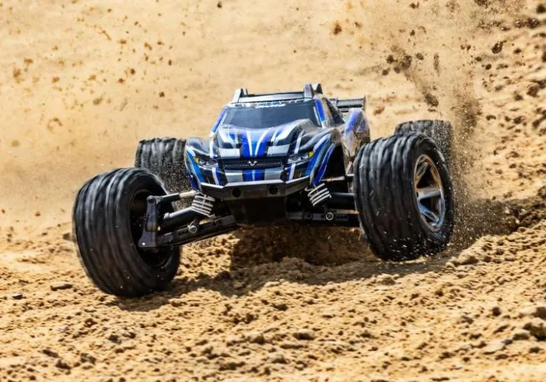 Traxxas 67376-4-BLUERustler 4x4 VXL HD 1:10 Brushless Stadium-Truck RTR, blau Angebot des Monats
