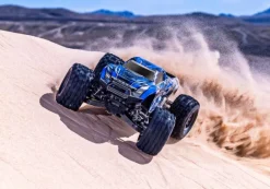 Traxxas 107154-1-BLUESET1MINI-MAXX 4WD BL-2S Brushless, HD-Teile, RTR, blau Set mit zweitem Akku und EZ-Peak Plus Ladegerät