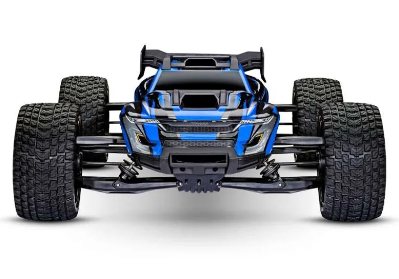 Traxxas 78086-4BLUE-SET3XRT 4X4 VXL 1/7 4WD Race Truck Brushless RTR, blau Set mit 2x 4S 50C Boost 7000 Lipo, Duo Ladegerät