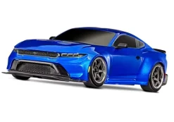 Traxxas 105237-4BLUE4-TEC Ford Mustang Brushed Drift 1:10 RTR, blau