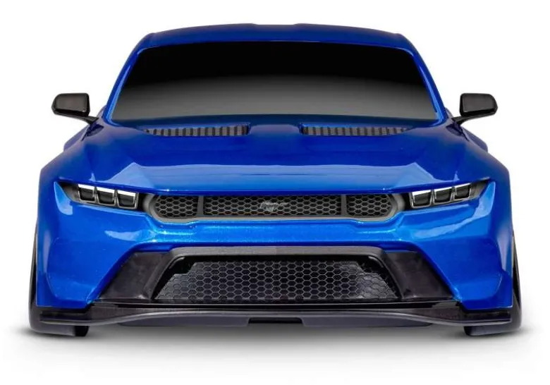 Traxxas 105237-4BLUE4-TEC Ford Mustang Brushed Drift 1:10 RTR, blau