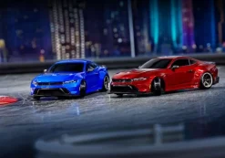 Traxxas 105237-4BLUE4-TEC Ford Mustang Brushed Drift 1:10 RTR, blau