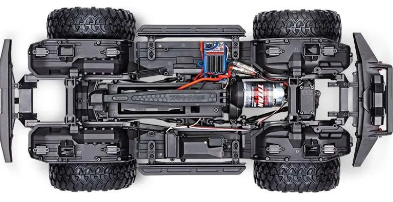 Traxxas 82044-4BLUETRX-4 Sport High Trail Edition 1:10 Crawler Brushed RTR blau