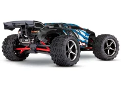 Traxxas 71076-8BLUEXE-Revo 4X4 VXL Elektro Racing Truck Brushless 1/16 RTR, blau inkl. Akku & USB-C Ladegerät