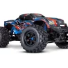 Traxxas 77096-4BLUEX-MAXX 8S 4x4 VXL Brushless Monster-Truck 1/7 RTR, blau neuste Version < 07.2025 mit belted Reifen und MG Servo