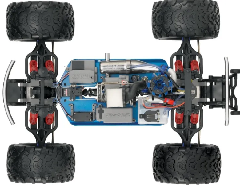 Traxxas 49077-3BLUT-Maxx blau RTR 3.3R Verbrenner 4WD Monstertruck
