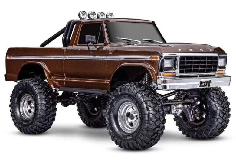 Traxxas 92046-4BRWNTRX-4 79 Ford F150 High-Trail 4WD Crawler 1:10 RTR, braun