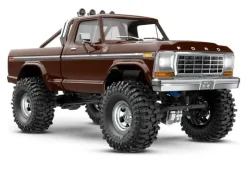 Traxxas 97044-1BRWNTRX-4M Ford F150 4x4 lifted braun 1/18 Crawler RTR Brushed inkl. Akku + Lader