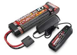 Traxxas 2983G-C230V Schnell-Ladegerät 2A inkl. NiMH Akku 3000mAh 8,4V Akku und Ladegerät Komplett Set