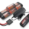 Traxxas 2984G-C230V Schnell-Ladegerät 2A inkl. NiMH Akku 3000mAh 8,4V Akku und Ladegerät Komplett Set