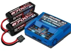 Traxxas 2997GEZ-Peak Live Dual Ladegerät 2973G + 2x 4S Lipo 6700mAh 2890X Ergänzungs-Paket für X-Maxx 8S