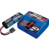 Traxxas 2992GEZ-Peak Plus 4A Lader 2970GX + 2S 7,4V Lipo 5800mAh 2843X iD