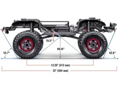 Traxxas 82044-4GRAYTRX-4 Sport High Trail Edition 1:10 Crawler Brushed RTR grau