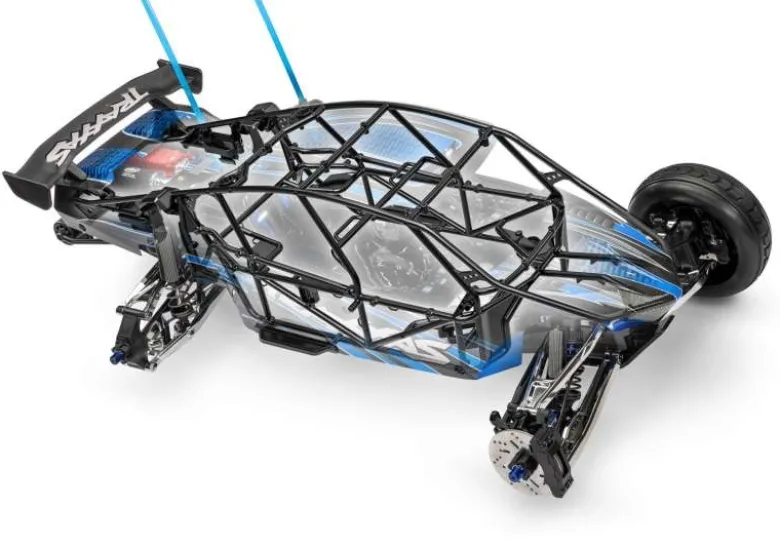 Traxxas 109076-4-GRNFUNCO RWD 8S VXL 1/6 Sand Car RTR Brushless, grün +88km/h, Scheibenbremse vorne, Sandpaddle