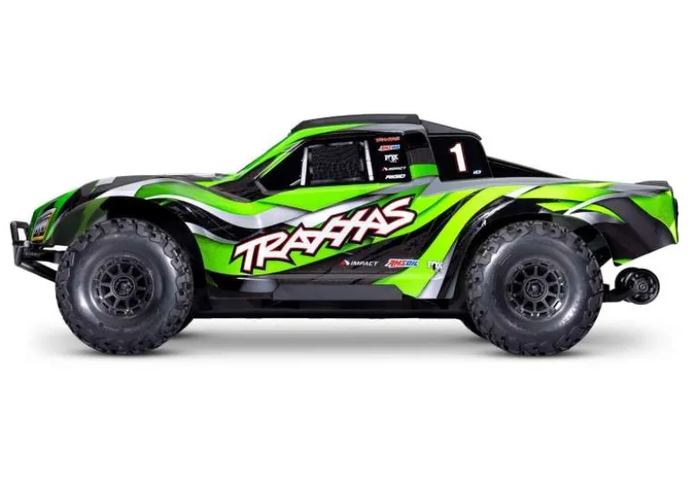 Traxxas 102076-4GRNMAXX-SLASH 6S 4x4 Short-Course-Truck 1:8 RTR Brushless, grün
