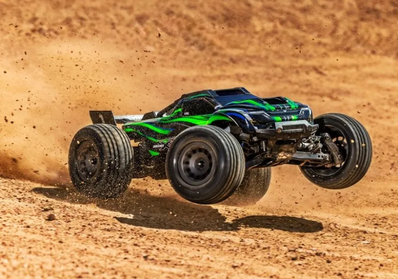 Traxxas 108076-1-GRNMINI-XRT V2 3S 4x4 1:16 Monster-Truck RTR 2026, HD, grün mit 2S Lipo/Lader Brushless Version 2026
