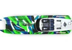 Traxxas 57046-4GRNRCatamaran M41 Widebody Brushless Rennboot grün