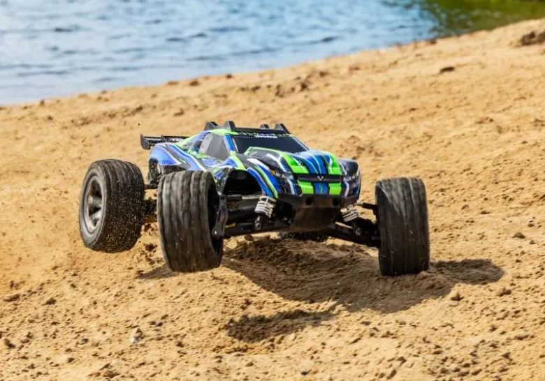 Traxxas 67376-4-GRNRustler 4x4 VXL HD 1:10 Brushless Stadium-Truck RTR, grün