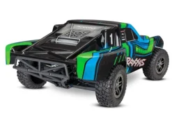 Traxxas 68277-4GRNSET2Slash 4x4 Clipless VXL Ultimate grün 1/10 SC RTR Brushless inkl. Lipo-Akku 6700 , Power 80Watt Ladegerät & Adapter