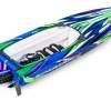 Traxxas 103076-4-GRNSET2SPARTAN SR 36-Zoll Rennboot Brushless RTR, grün Set 2 mit Traxxas Duo Ladegerät + 2x 2S LiPo-Akku 7600mAh