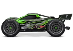 Traxxas 78086-4GRN-SET3XRT 4X4 VXL 1/7 4WD Race Truck Brushless RTR, grün Set mit 2x 4S 50C Boost 7000 Lipo, Duo Ladegerät