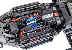 Traxxas 78086-4GRN-SET3XRT 4X4 VXL 1/7 4WD Race Truck Brushless RTR, grün Set mit 2x 4S 50C Boost 7000 Lipo, Duo Ladegerät