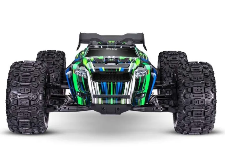Traxxas 95096-4-GRNSLEDGE 4x4 belted Brushless 1:8 Monster-Truck RTR, grün ohne Akku und Ladegerät