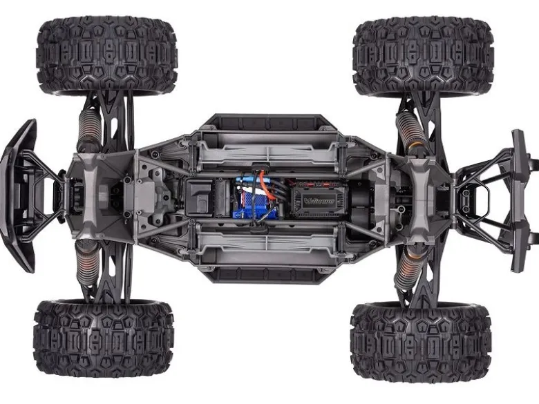 Traxxas 77096-4GRNX-MAXX 8S 4x4 VXL Brushless Monster-Truck 1/7 RTR, grün neuste Version < 07.2025 mit belted Reifen und MG Servo