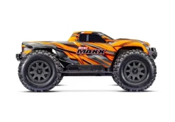 Traxxas 107154-1-ORNGSET1MINI-MAXX 4WD BL-2S Brushless, HD-Teile, RTR, orange Set mit zweitem Akku und EZ-Peak Plus Ladegerät