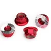 Traxxas 8447RAluminium Stoppmuttern selbstsichernd 5mm, rot eloxiert (4)