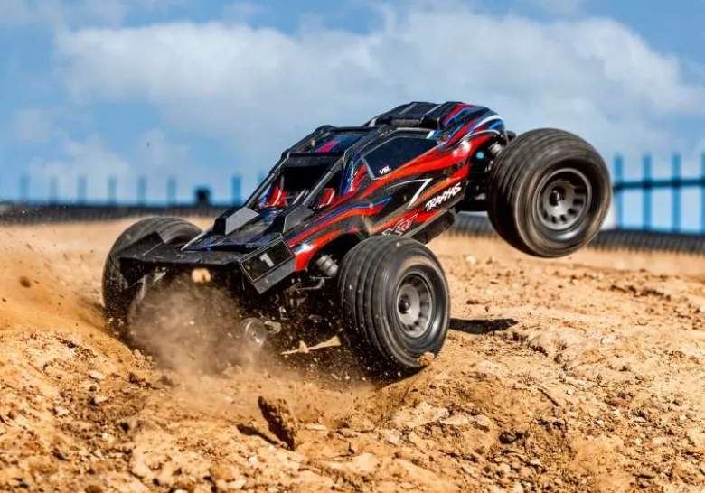 Traxxas 108076-1-REDMINI-XRT V2 3S 4x4 1:16 RTR Brushless, HD, rot 2026 mit 2S Lipo/Lader