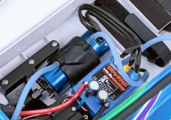 Traxxas 103076-4-REDSET2SPARTAN SR 36-Zoll Rennboot Brushless RTR, rot Set 2 mit Traxxas Duo Ladegerät + 2x 2S LiPo-Akku 7600mAh