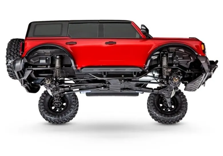 Traxxas 92076-4REDSET2TRX-4 2021 Ford Bronco Crawler rot RTR 1:10 + Akku+Lader