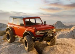 Traxxas 92076-4REDSET2TRX-4 2021 Ford Bronco Crawler rot RTR 1:10 + Akku+Lader