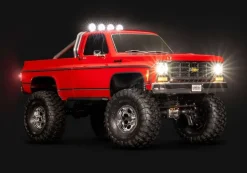 Traxxas 92056-4REDTRX-4 Chevy K10 High-Trail rot 4WD Crawler 1:10 RTR 2-gang Diff-Sperren vo+hi 4Kanal MG Lenkservo Clipless