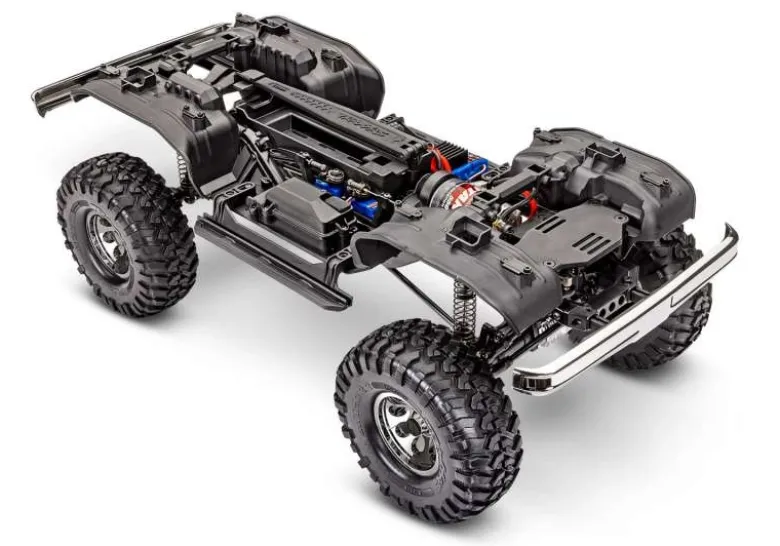 Traxxas 92056-4REDTRX-4 Chevy K10 High-Trail rot 4WD Crawler 1:10 RTR 2-gang Diff-Sperren vo+hi 4Kanal MG Lenkservo Clipless