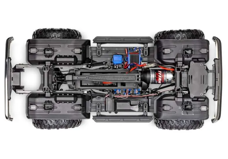 Traxxas 92056-4REDTRX-4 Chevy K10 High-Trail rot 4WD Crawler 1:10 RTR 2-gang Diff-Sperren vo+hi 4Kanal MG Lenkservo Clipless