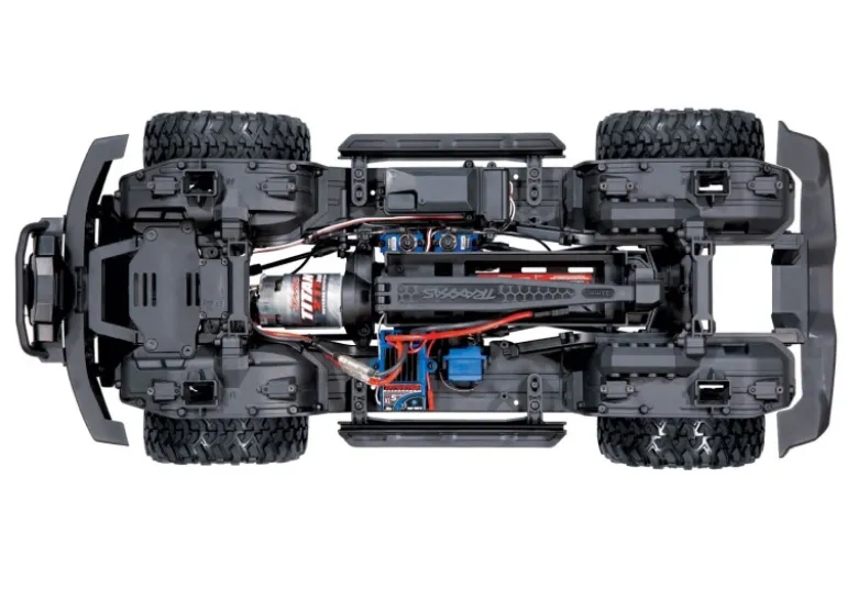 Traxxas 92076-4REDTRX-4 2021 Ford Bronco Crawler rot RTR 1:10