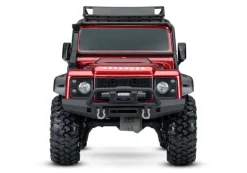 Traxxas 82256-4-REDTRX-4 Landrover Defender 1:10 Crawler RTR, Clipless, rot