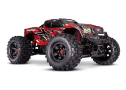 Traxxas 77096-4REDX-MAXX 8S 4x4 VXL Brushless Monster-Truck 1/7 RTR, rot neuste Version < 07.2025 mit belted Reifen und MG Servo