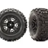 Traxxas 6792Sledgehammer Reifen auf Felge 2.8 schwarz 12mm, Rustler 4x4