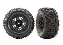 Traxxas 6792Sledgehammer Reifen auf Felge 2.8 schwarz 12mm, Rustler 4x4