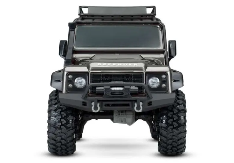 Traxxas 82256-4-SLVRTRX-4 Landrover Defender 1:10 Crawler RTR, Clipless, silber
