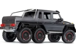 Traxxas 88296-4SLVRTRX-6 MB G63 AMG 6x6 Brushed Crawler 1:10 RTR, silber inklusive Led Set