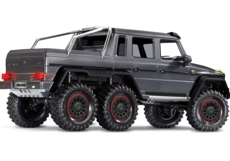 Traxxas 88296-4SLVRTRX-6 MB G63 AMG 6x6 Brushed Crawler 1:10 RTR, silber inklusive Led Set