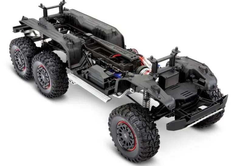Traxxas 88296-4SLVRTRX-6 MB G63 AMG 6x6 Brushed Crawler 1:10 RTR, silber inklusive Led Set