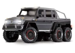 Traxxas 88296-4SLVRTRX-6 MB G63 AMG 6x6 Brushed Crawler 1:10 RTR, silber inklusive Led Set