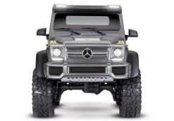 Traxxas 88296-4SLVRTRX-6 MB G63 AMG 6x6 Brushed Crawler 1:10 RTR, silber inklusive Led Set