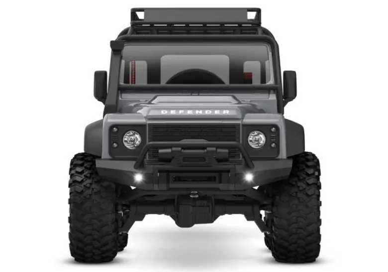 Traxxas 97054-1SLVRTRX-4M Land Rover Defender 4x4 Crawler 1:18 silber 100% RTR